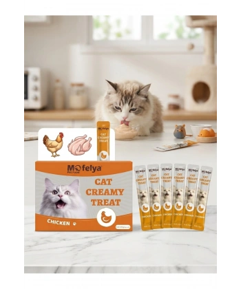KEDİ ÖDÜL KREMA TAVUKLU 60lı KUTU