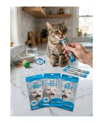 SOMONLU KREM KEDİ ÖDÜL MAMASI 15 GR*4 3 LÜ