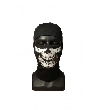 Unisex Kuru Kafa Puro Baskılı Balaklava 1 Adet Tek Beden Viskoz Kask İçi Outdoor Maske
