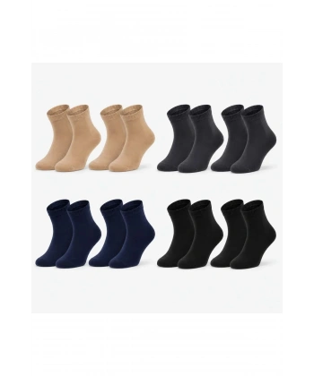 Erkek Bambu Patik Çorap 8li 39-44 | Dikişsiz Burun Nefes Alan Yumuşak Çok Renkli