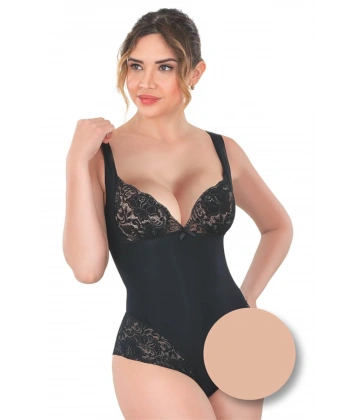 Ten Dantelli Agraflı Body Korse - SSSSSS3244-2475