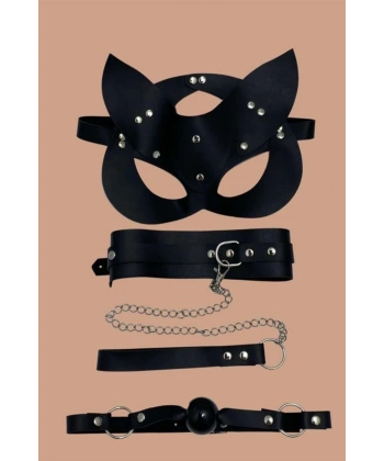 Siyah Maske Ağız Topu 2li Set - SSSSSS6846-5611