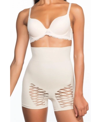Ten MI Emay 2064 Popo Açık Fantezi Boxer Korse - SSSSSS1352-3573