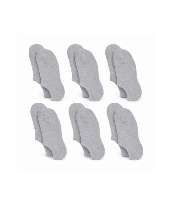 Kadın Bambu 6’lı Dikişsiz Babet Çorap Siyah Beyaz Gri Görünmez Sneaker Çorap Nefes Alan Yumuşak