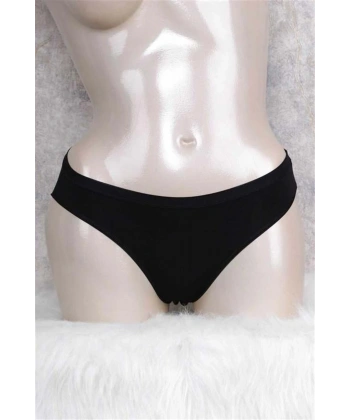 Pamuklu Düşük Bel Geniş Bel Lastikli Slip - SSSSSS4372-5222