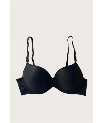 Mikro Kumaş Push Up Dolgulu Balenli Günlük Tek Destekli Sütyen - SSSSSS7613-4031