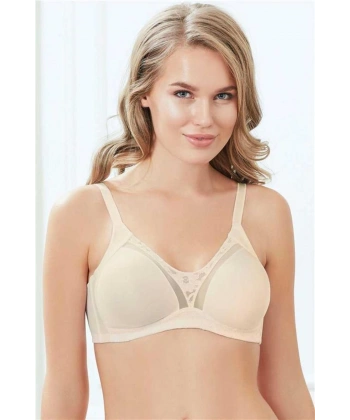 Balensiz Desteksiz Dolgusuz Toparlayıcı Dantelli Küçültücü Sütyen - SSSSSS6907-9375