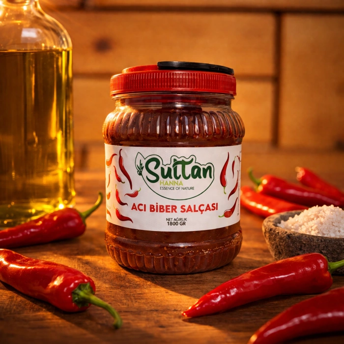 Acı Biber Salçası 1800 Gr