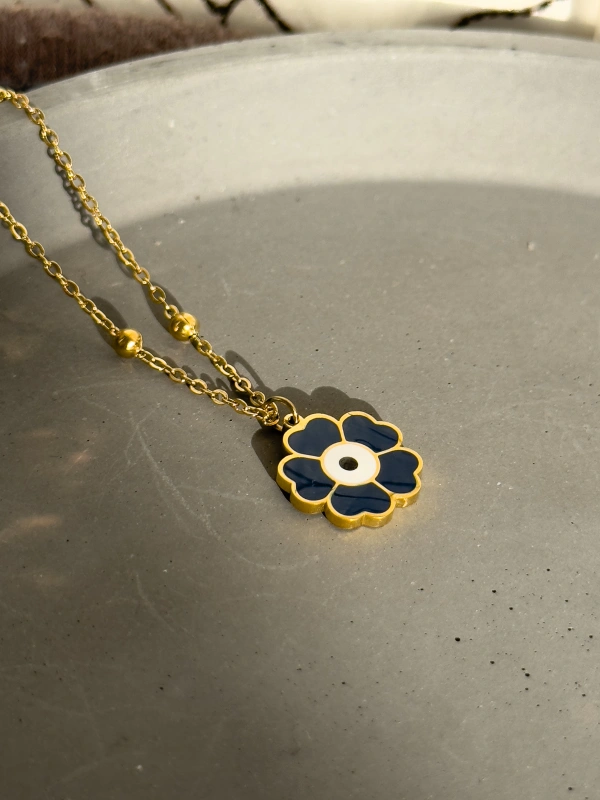 Ispirare Papatya Figürlü Kadın Çelik Kolye