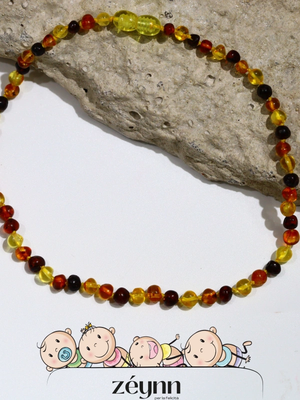 Sertifikalı Orijinal Bebek Kehribar Kolyesi