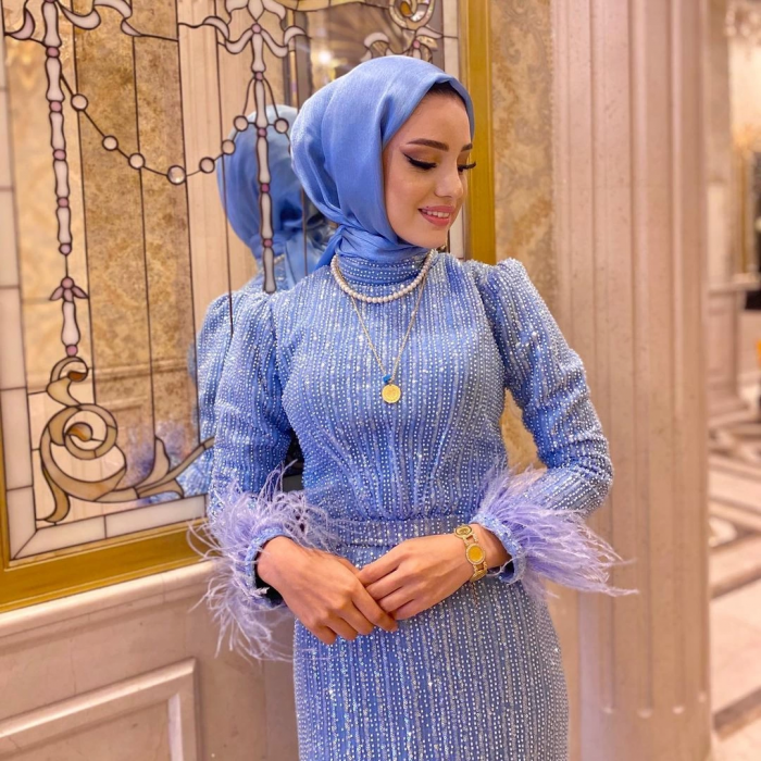 Hazem Rental Dress | Açık Abiye | Balık Model | Demonte Kuyruklu