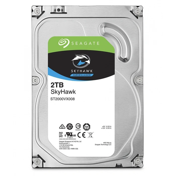 2TB Seagate Skyhawk 5900rpm 64MB SATA3 Hard Disk