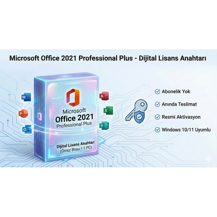 Office 2021 Pro Plus Dijital Lisans Anahtarı PC için