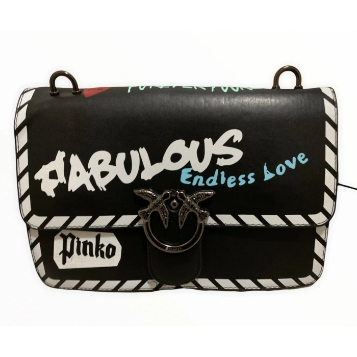 Pinko Kadın Suni Deri Omuz Çantası Çanta