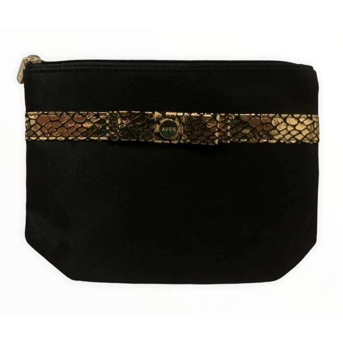 AVON Siyah Makyaj Kozmetik Çantası