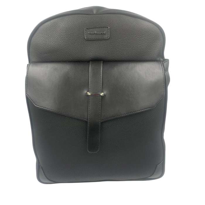 Cacharel Siyah Deri Sırt Çantası