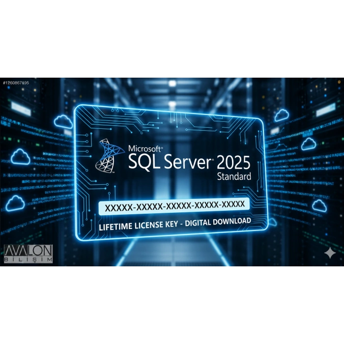 Microsoft SQL Server 2025 Standard Lisans Anahtarı