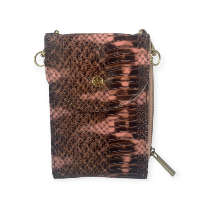 Ollbag OL-1093Y Kadın Zincir Askılı Mini Çanta Cüzdan