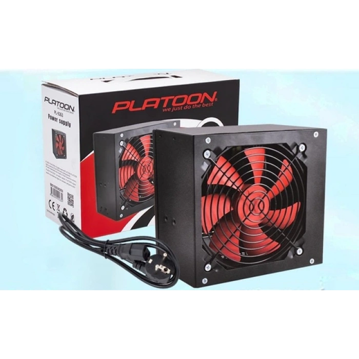 Platoon PL-9263 500W 12 cm Power Supply