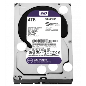 4TB WD Purple WD40PURZ SATA3 Hard Disk