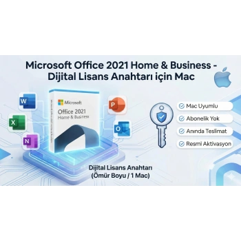Office 2021 Ev İş Dijital Lisans Anahtarı Mac için