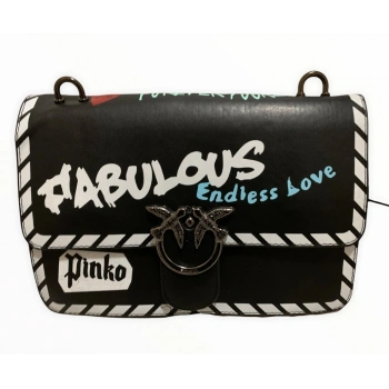 Pinko Kadın Suni Deri Omuz Çantası Çanta