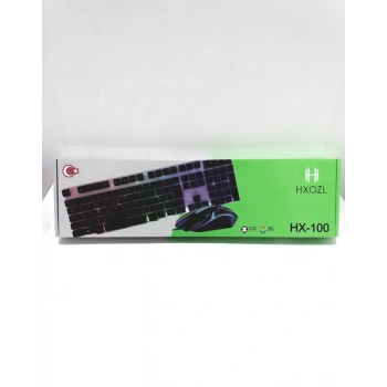 HXOZL HX-100 KABLOLU GAMİNG KLAVYE MOUSE SET
