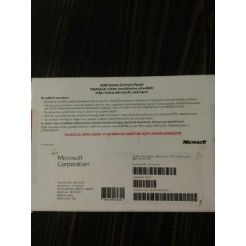 Microsoft Windows 7 Pro 64Bit SP1 Türkçe Oem
