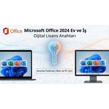 Office 2024 Ev İş Dijital Lisans Anahtarı Mac/PC için
