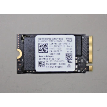 WD SN740 512GB M.2 2242 NVMe SSD GEN4 5000MB/4000MB