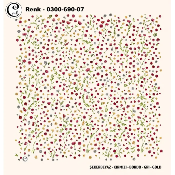 Cenk 100cm Oyalık Yazma (Cnk-690-07)