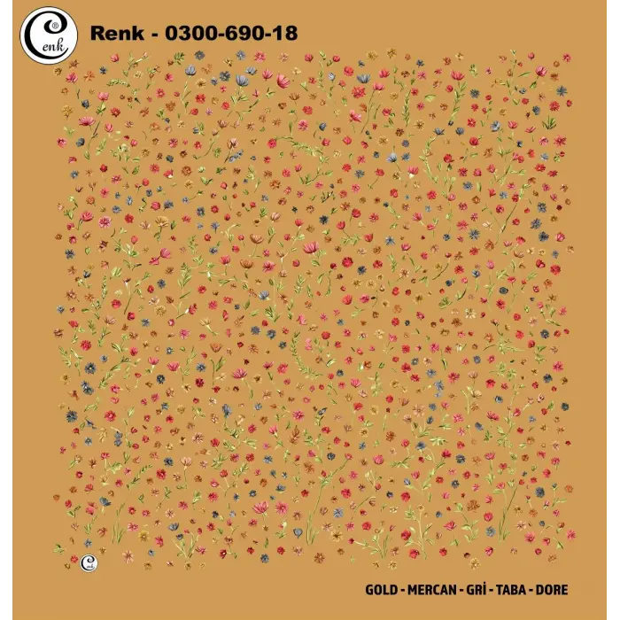 Cenk 100cm Oyalık Yazma (Cnk-690-18)