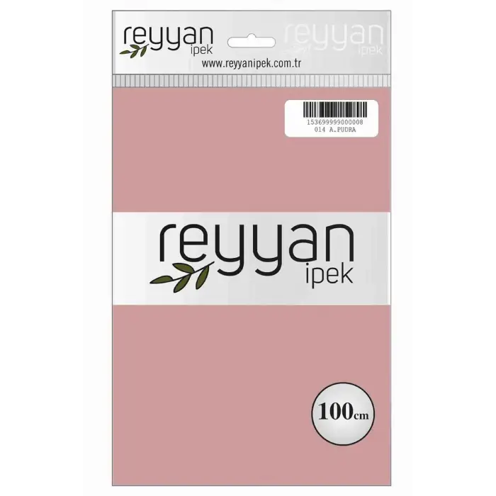 Reyyan İpek 100 Cm Düz Poşetli Yazma (Açık Pudra)-014