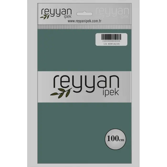 Reyyan İpek 100 Cm Düz Poşetli Yazma (Mint Açık)-124
