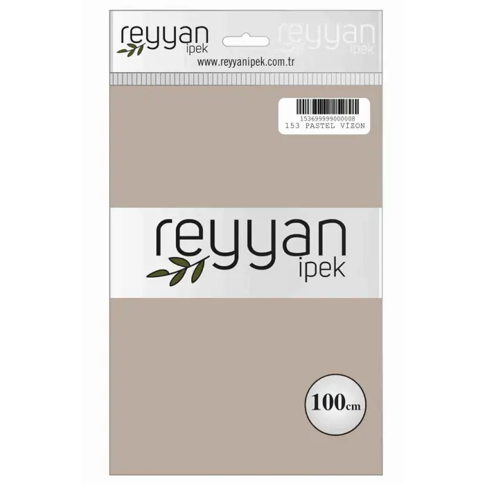Reyyan İpek 100 Cm Düz Poşetli Yazma (Pastel Vizon)-153