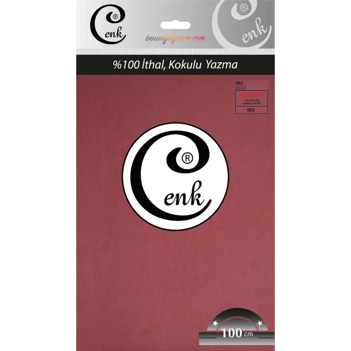 Cenk Düz 100cm Kiraz Yazma (301-082)