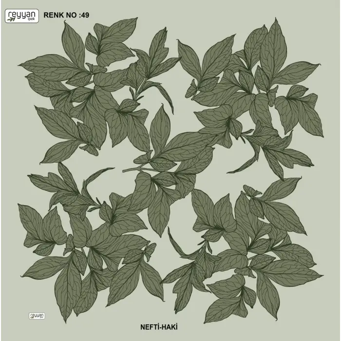 Reyyan İpek 100 cm Desenli Oyalık Yazma (ryyn-442-06)