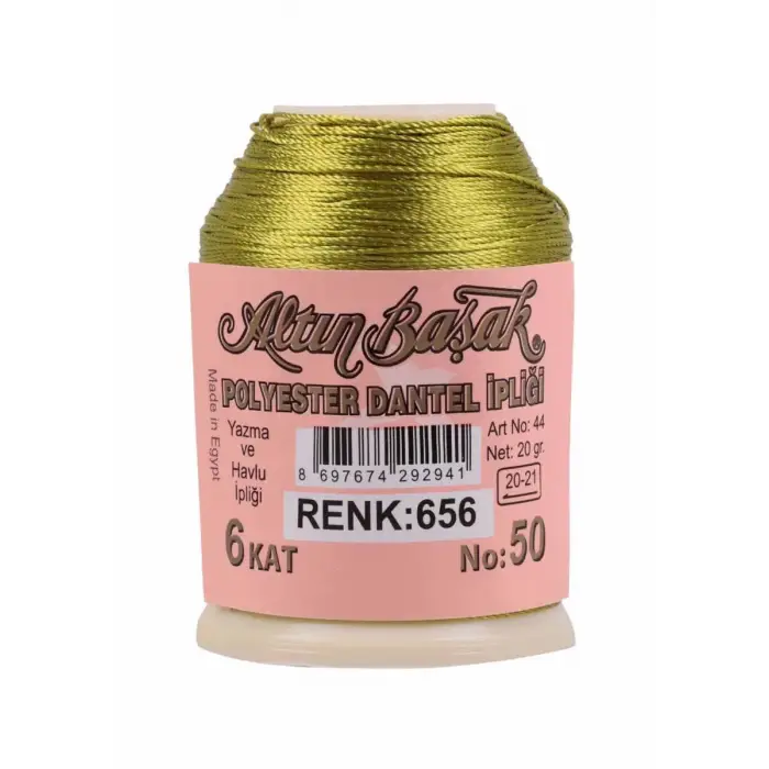 Altınbaşak 20 Gram Polyester Oya İpi (Renk:656)
