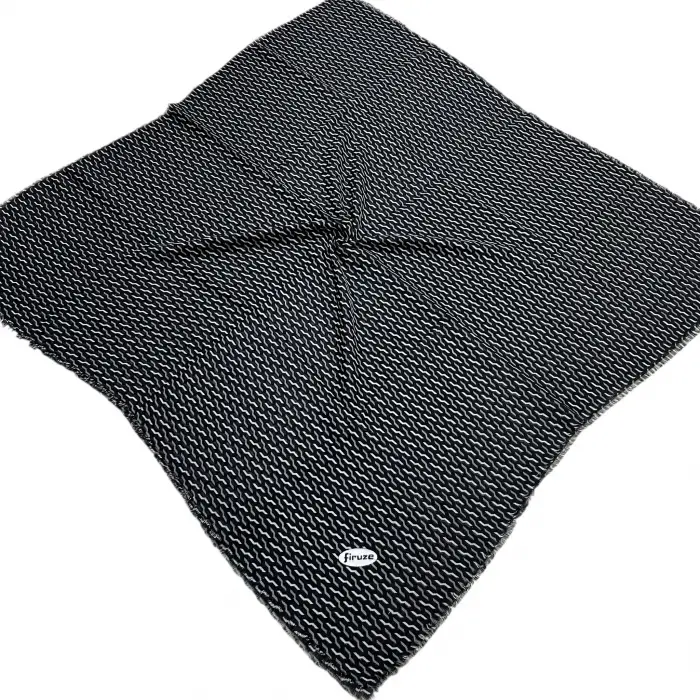 Firuze Flamlı Koton Eşarp (FE514-01)