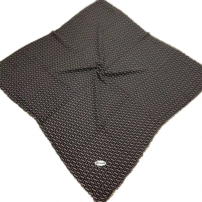 Firuze Flamlı Koton Eşarp (FE514-02)
