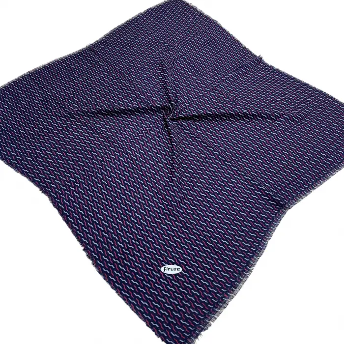 Firuze Flamlı Koton Eşarp (FE514-06)