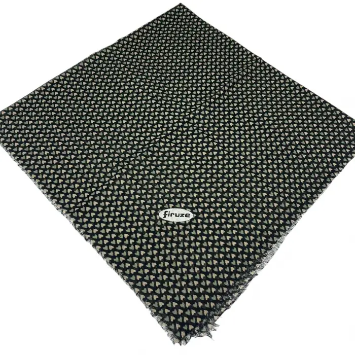 Firuze Flamlı Koton Eşarp (FE515-08)