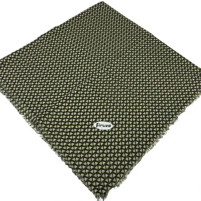 Firuze Flamlı Koton Eşarp (FE515-12)