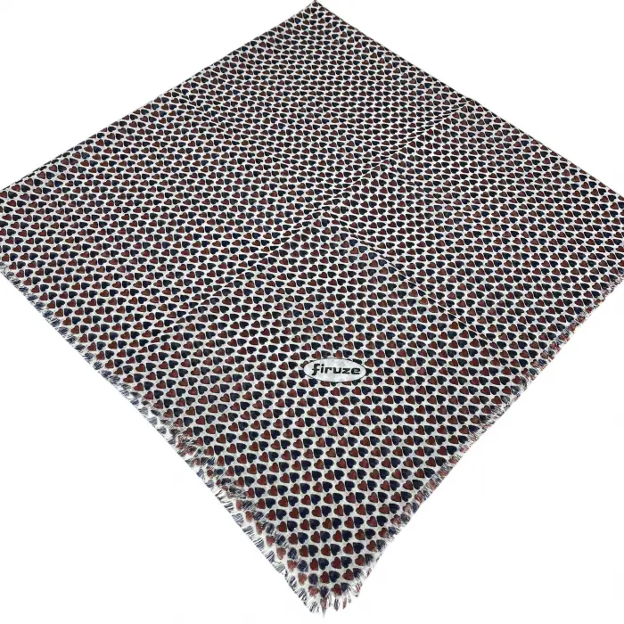 Firuze Flamlı Koton Eşarp (FE515-19)