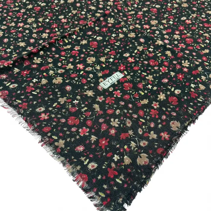 Eyfel Flamlı Koton Eşarp (FE519-09)