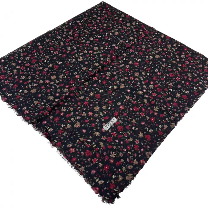 Eyfel Flamlı Koton Eşarp (FE520-12)