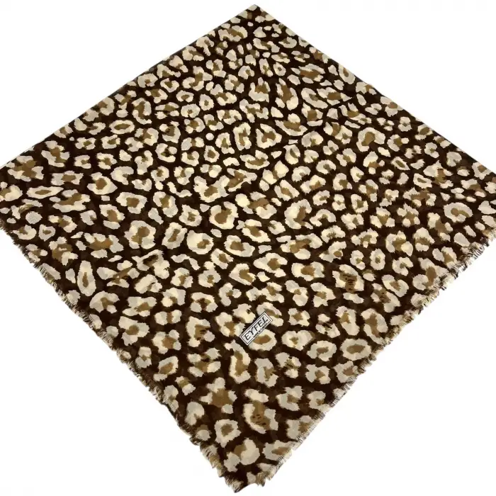 Eyfel Dimi Pamuk Eşarp Leopar Serisi (FE526-08)