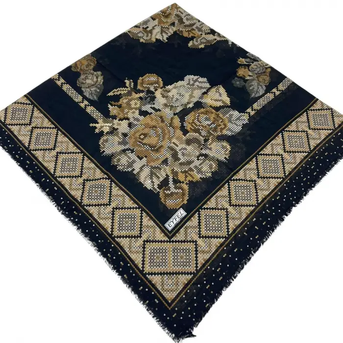 Eyfel Dimi Pamuk Eşarp (FE529-13)