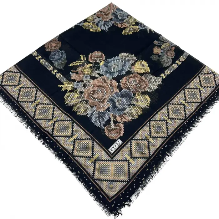 Eyfel Dimi Pamuk Eşarp (FE529-16)