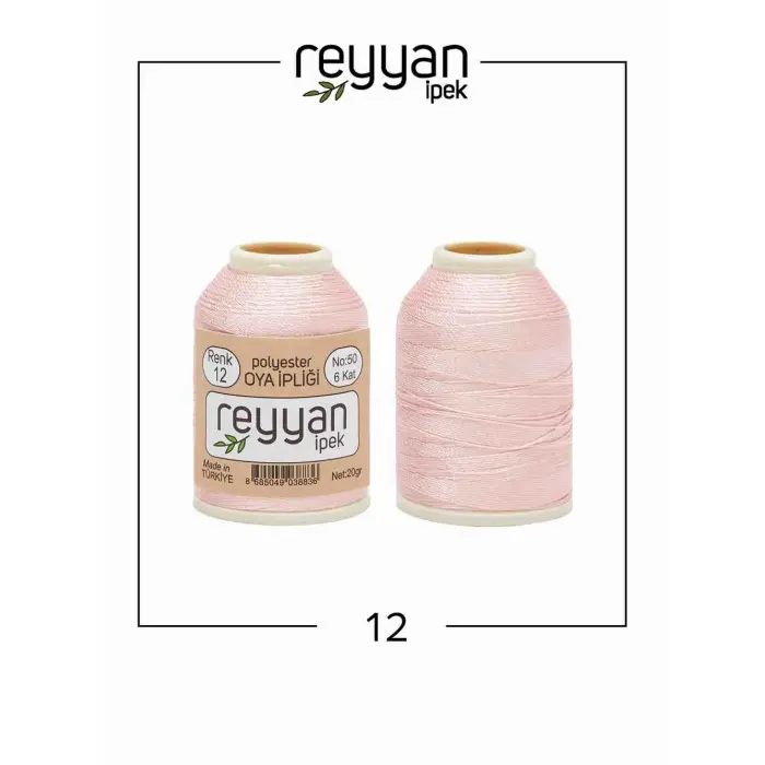 Reyyan İpek 20 gr. Polyester Oya İpi 10lu Kutu-012-1